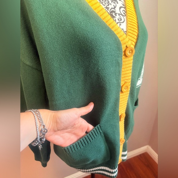 HOLLISTER Vintage College Letterman Cardigan Sweater - Picture 5 of 8